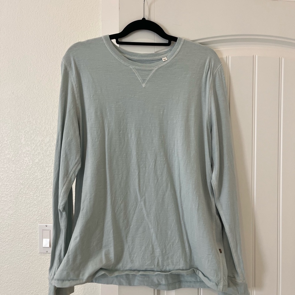 Billy Reid Light Blue Long Sleeve Shirt